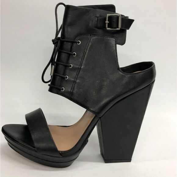 New BCBG MaxAzria Runway Wilder Laceup Day Sandals - Picture 4 of 4